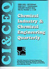 Chemical Industry & Chemical Engineering Quarterly杂志封面